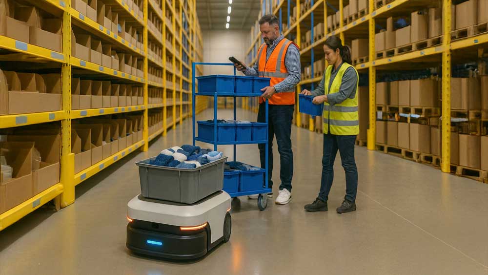 robots and people warehouse fulfillment